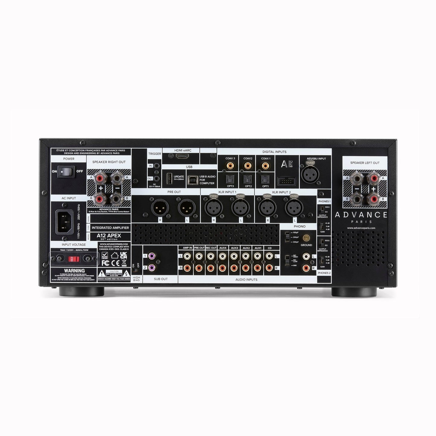 Advance Paris A12 APEX Integrated Amplifier