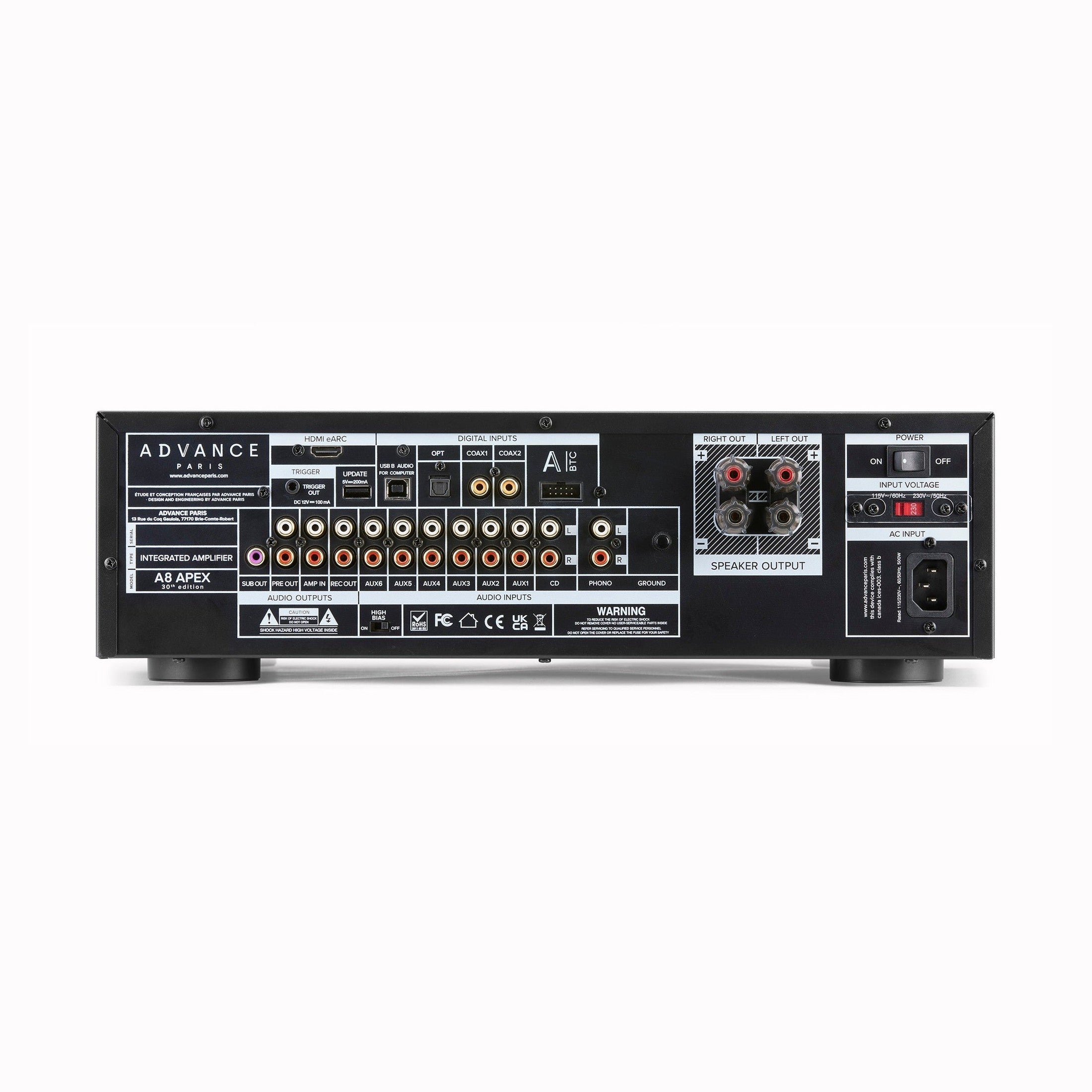 Advance Paris A8 APEX Integrated Amplifier – Advance Paris USA