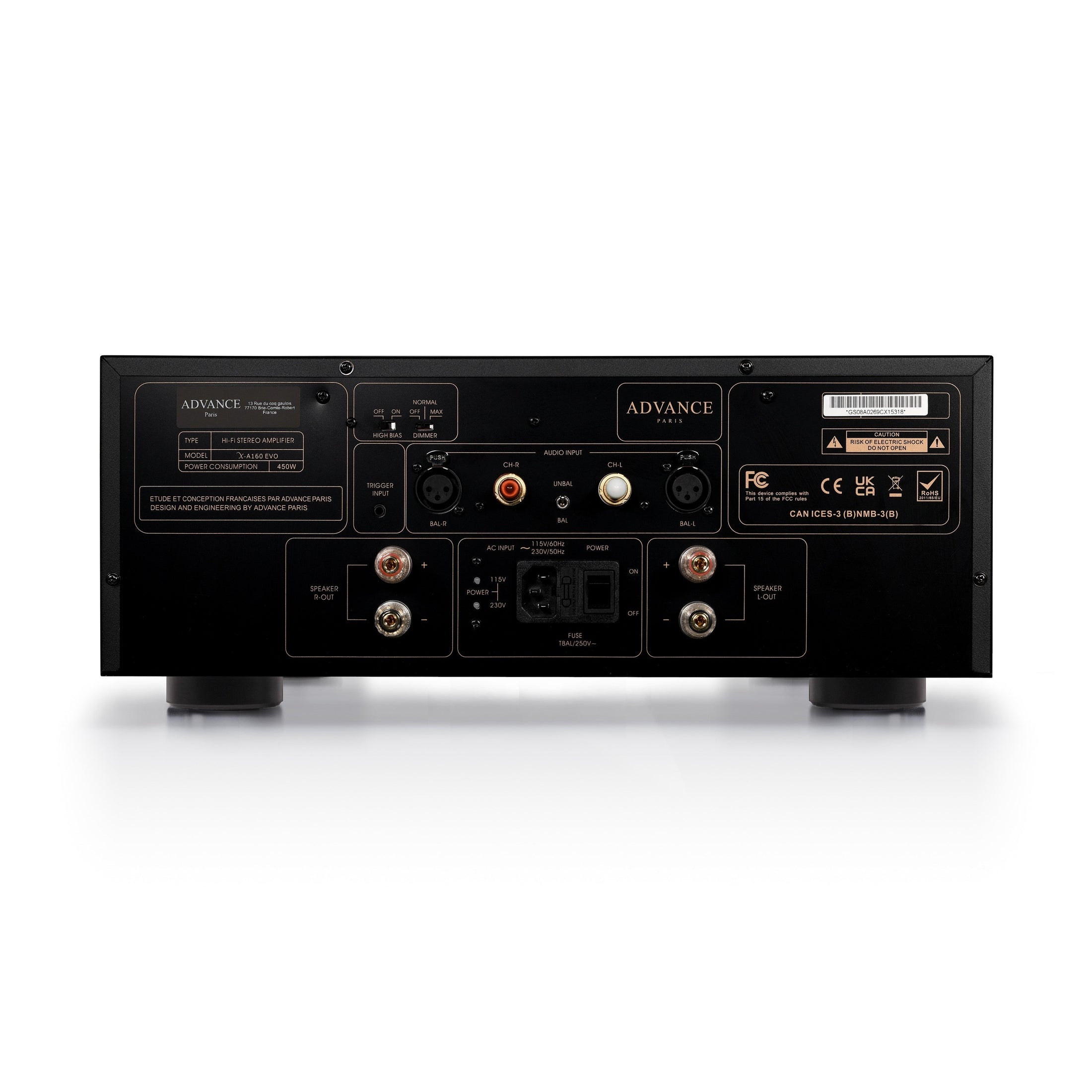 Advance Paris X-A160 EVO Stereo Amplifier – Advance Paris USA