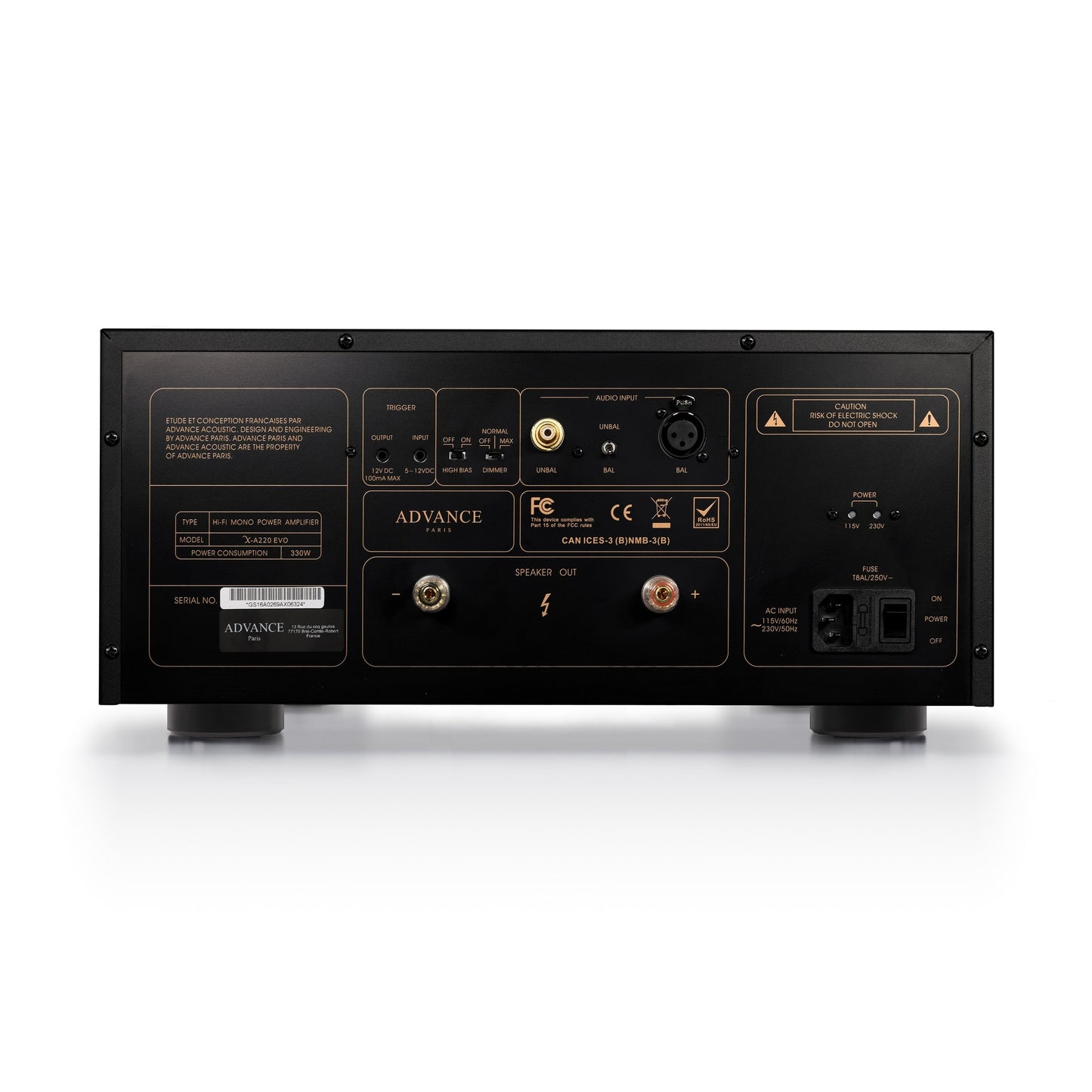 Advance Paris X-A220 EVO Mono Amplifier